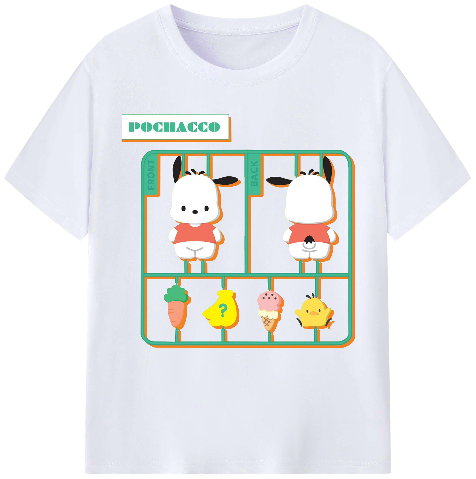 おもしろパッチャコ - レディースカジュアルプリントTシャツ ・ 綿100％ ・ クルーネック ・ フロントプリント ・ 柔らかく快適 ・ フィットネス カジュアル 旅行用