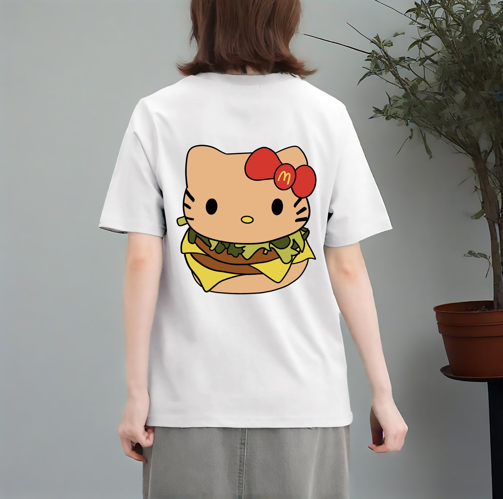 ハンバーガーモチーフのハローキティ