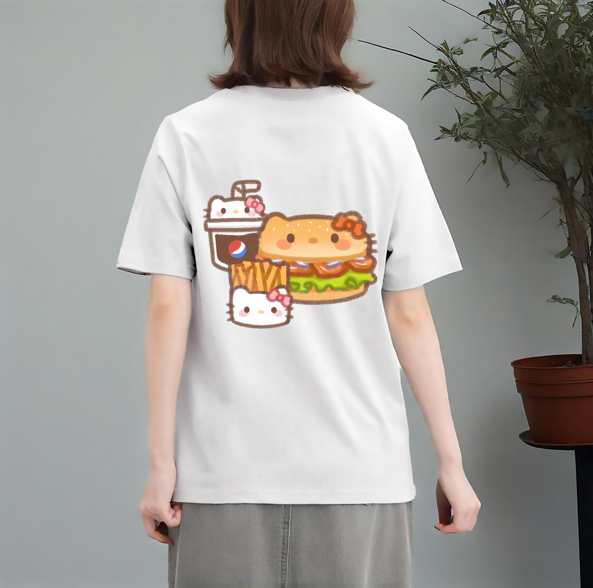 ハンバーガーになったハローキティ