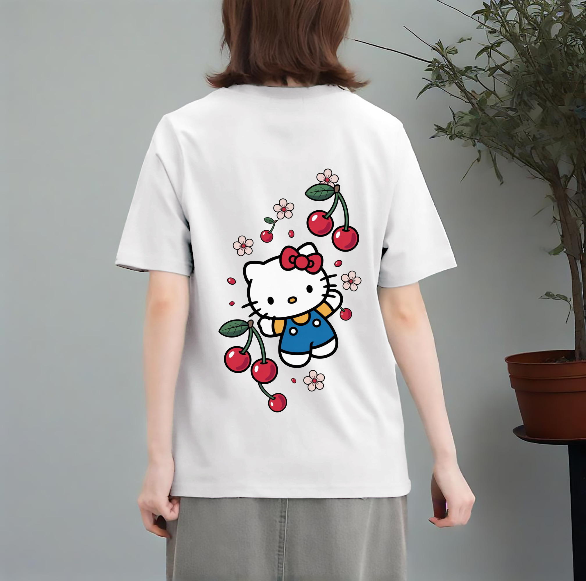 さくらんぼモチーフのハローキティ