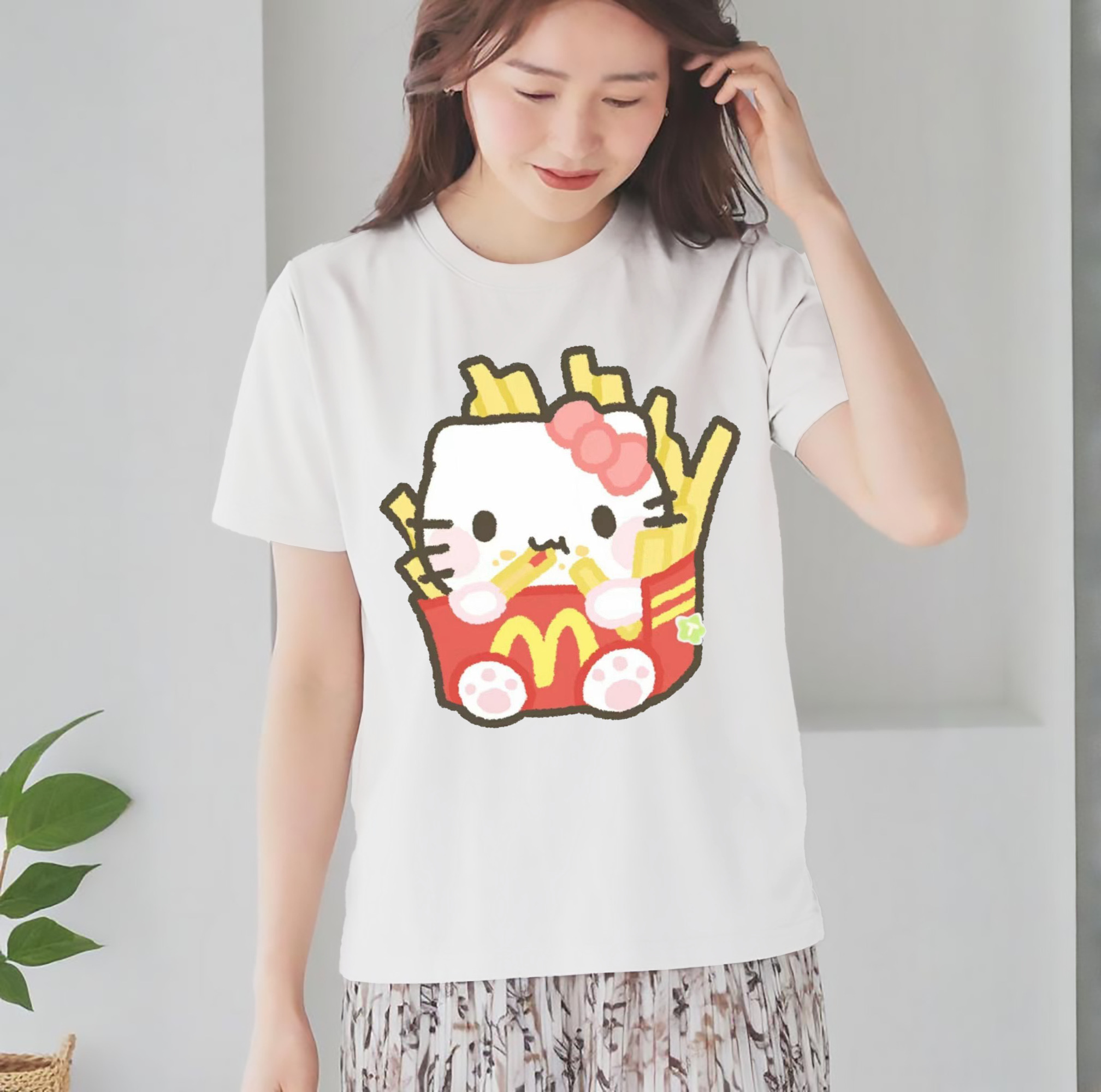 フライドポテトモチーフのハローキティ（