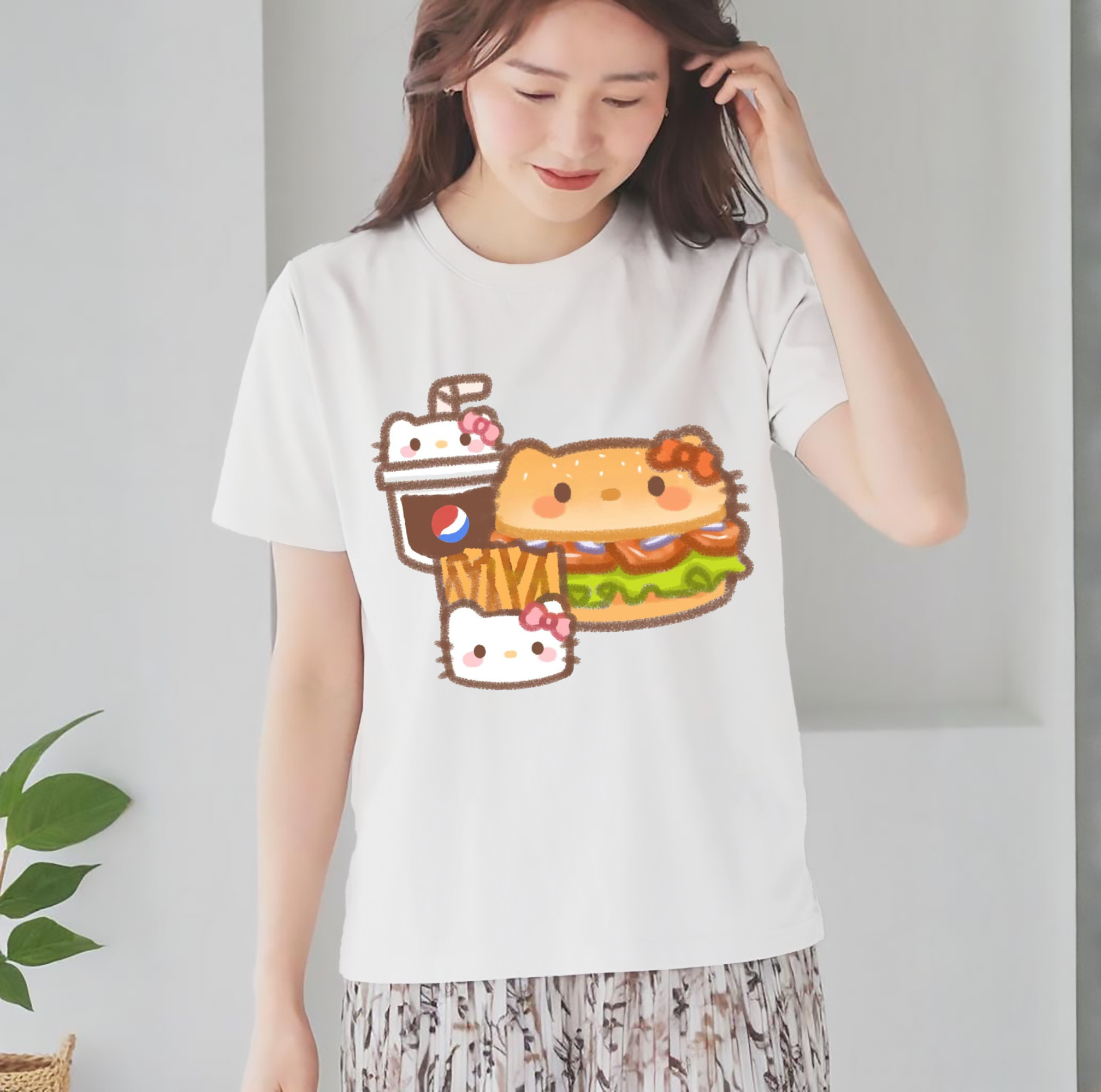 ハンバーガーになったハローキティ